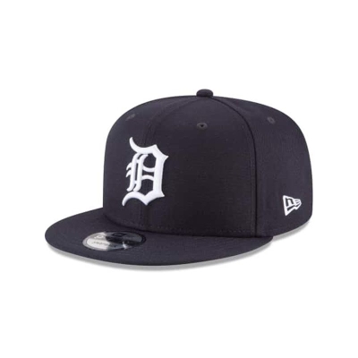 Blue Detroit Tigers Hat - New Era MLB Team Color Basic 9FIFTY Snapback Caps USA1782903